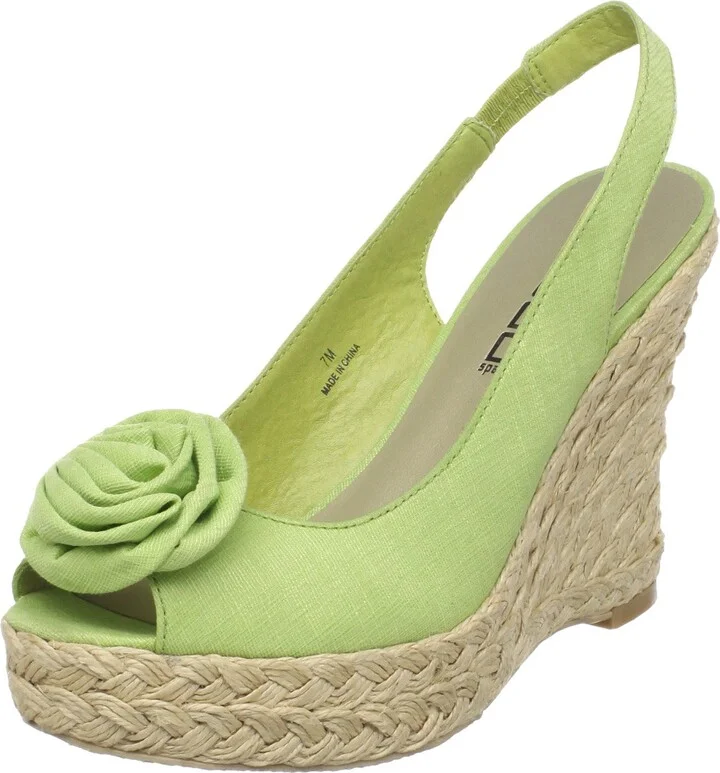 Moda Spana Women's Hide Slingback Espadrille