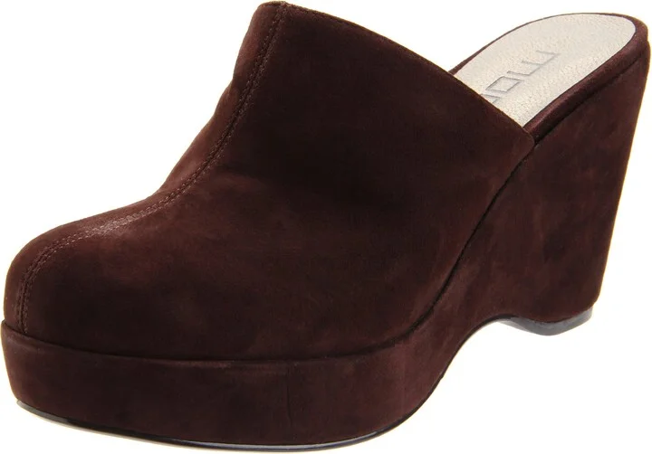 Dark Brown Kid Suede