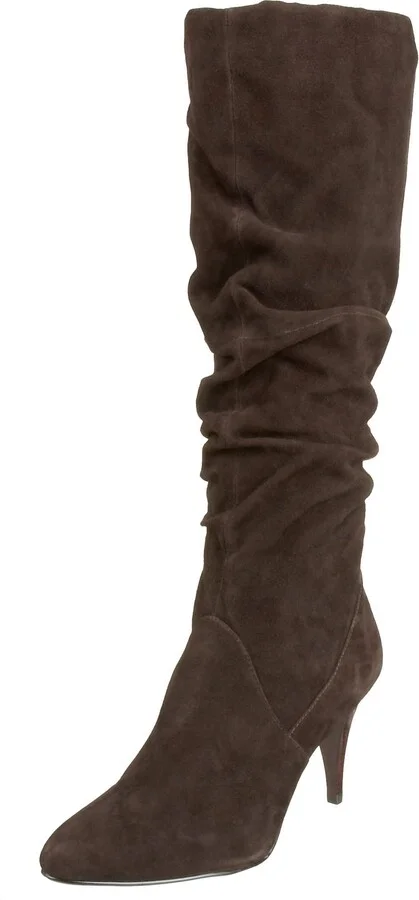 Dark Brown Kid Suede