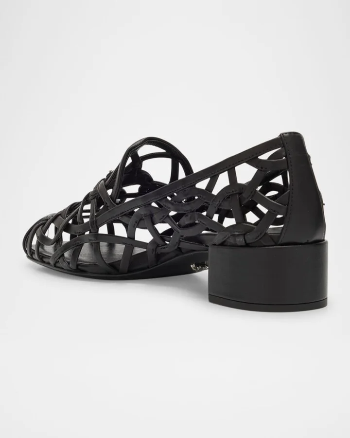 Modellerie Napa Leather Cutout Pumps - Image 3