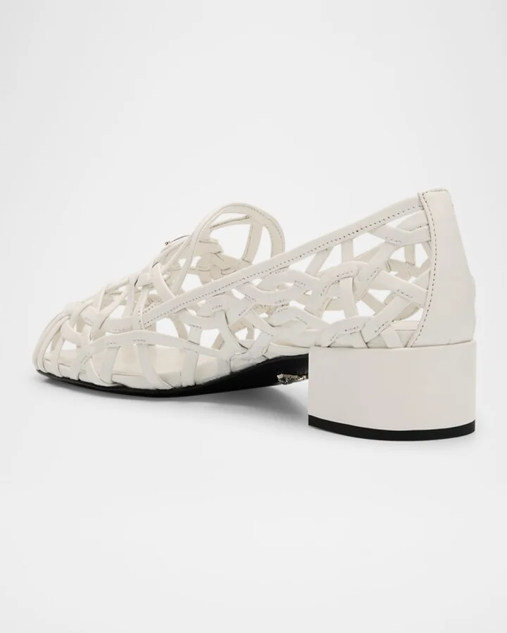 Modellerie Napa Leather Cutout Pumps - Image 6