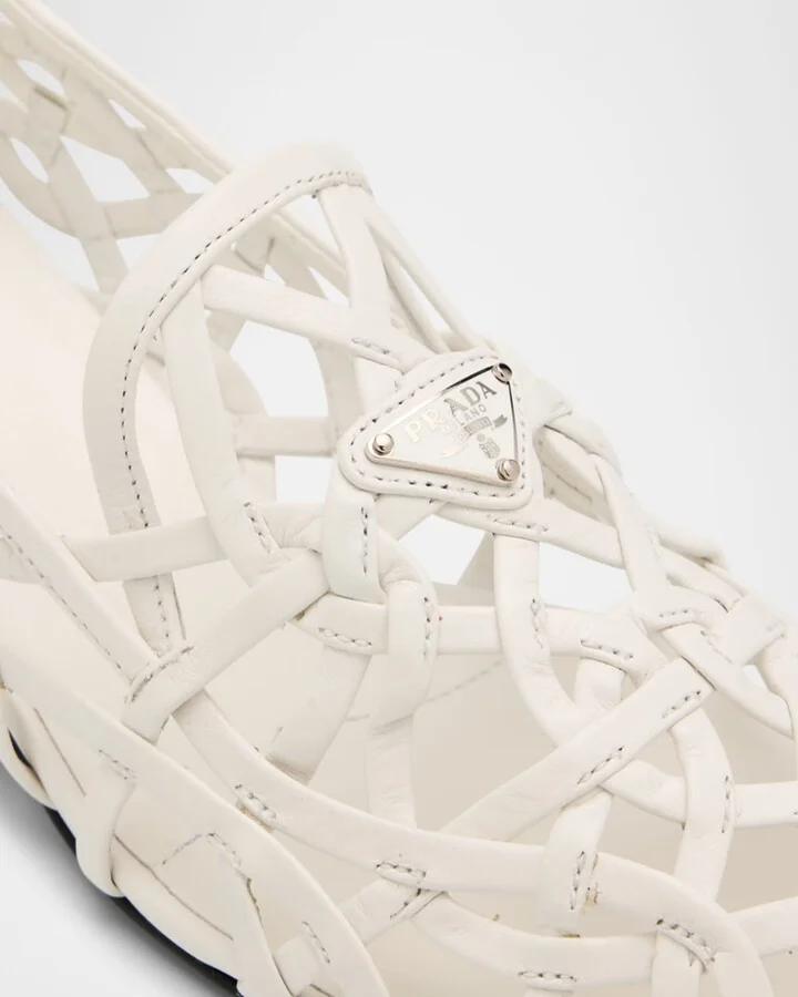 Modellerie Napa Leather Cutout Pumps - Image 7