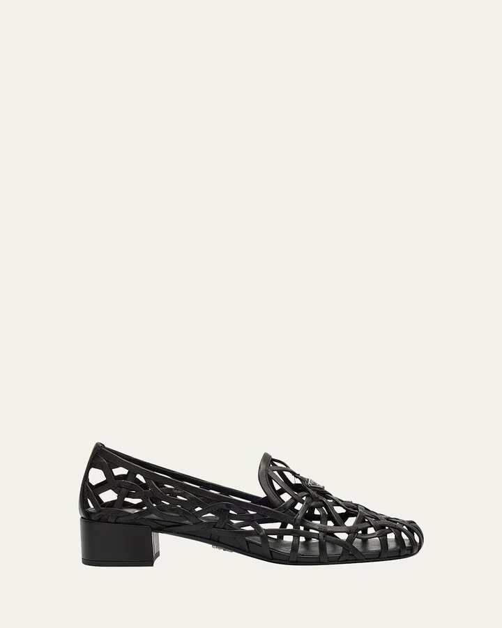 Modellerie Napa Leather Cutout Pumps