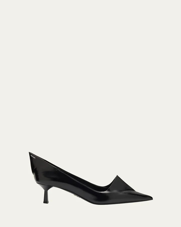 Modellerie Spiked Leather Pumps