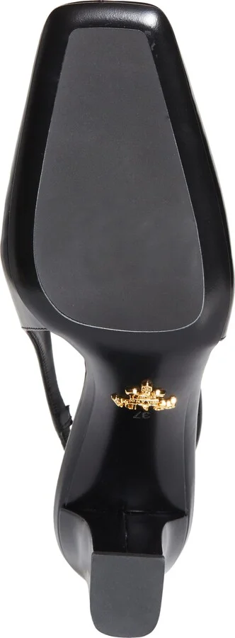 Modellerie Square Toe Slingback Pump - Image 6