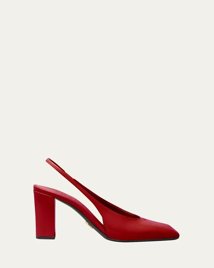 Modellerie Vernice Patent Leather Slingback Pumps
