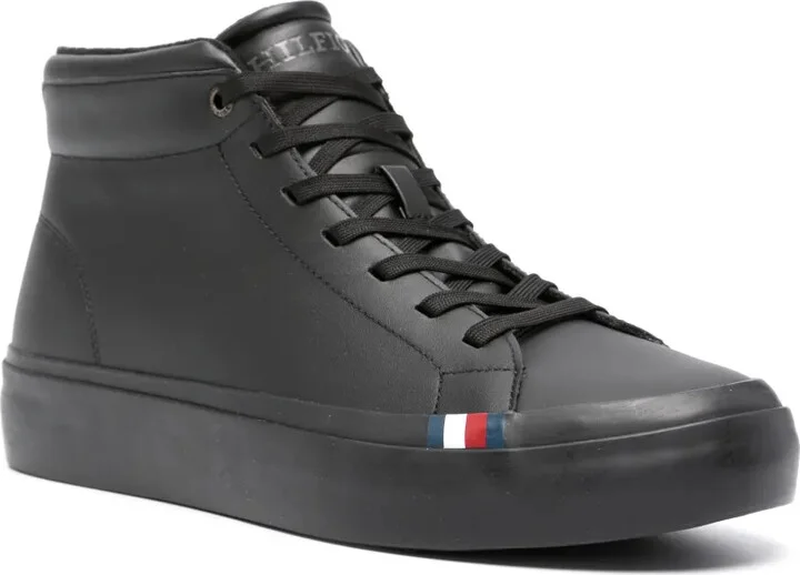 Modern lace-up leather sneakers - Image 2