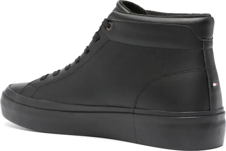 Modern lace-up leather sneakers - Image 3