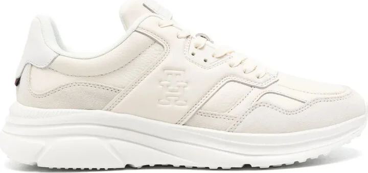 Modern leather chunky sneakers