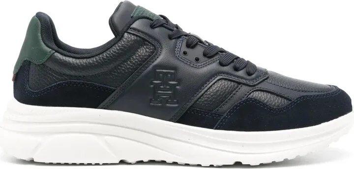 Modern leather chunky sneakers