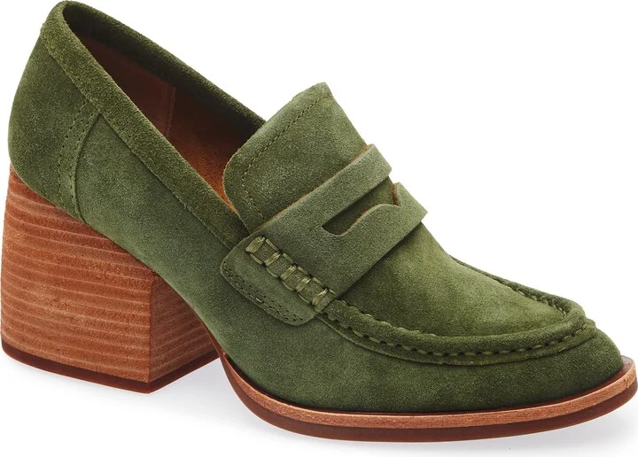 GREEN SUEDE