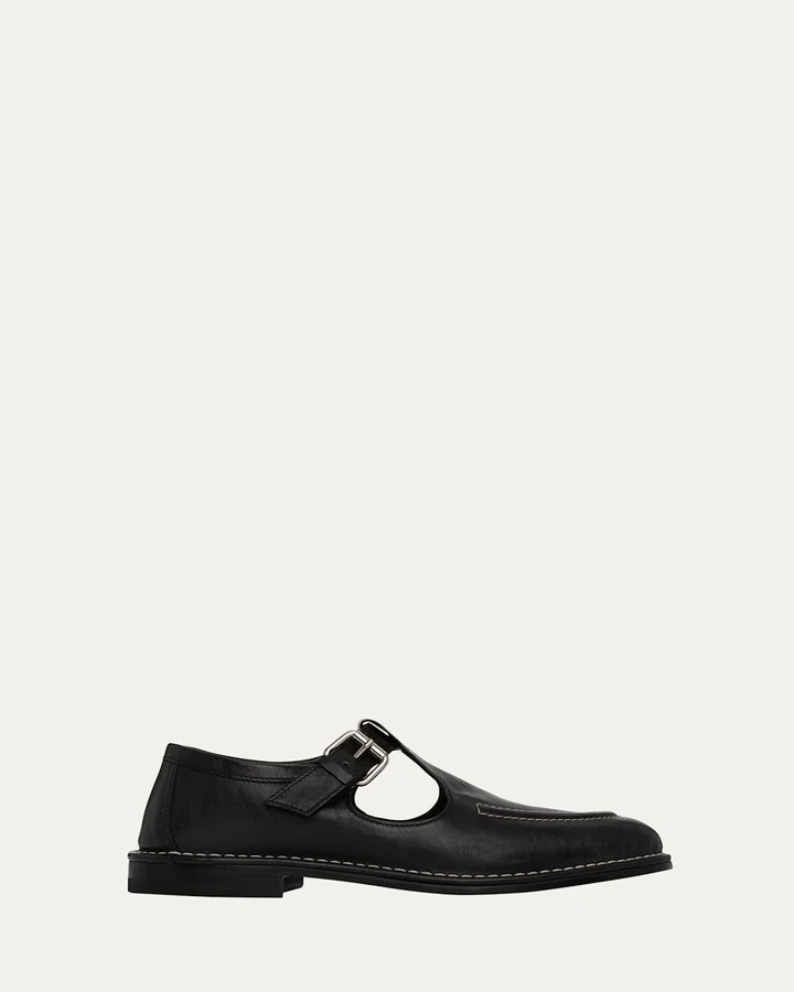 Modica Leather Mary Jane Loafers
