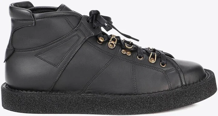 Modigliani Leather High-Top Sneakers
