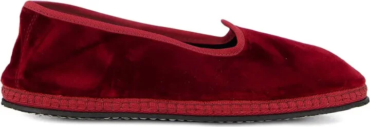 Modigliani velvet flat loafers