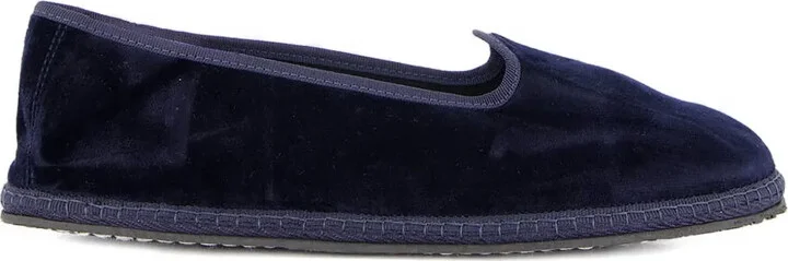 Modigliani velvet flat loafers