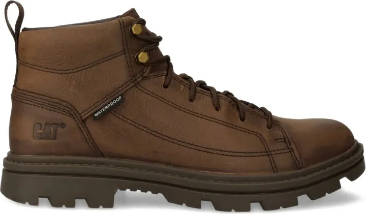 Modulate lace-up leather boots