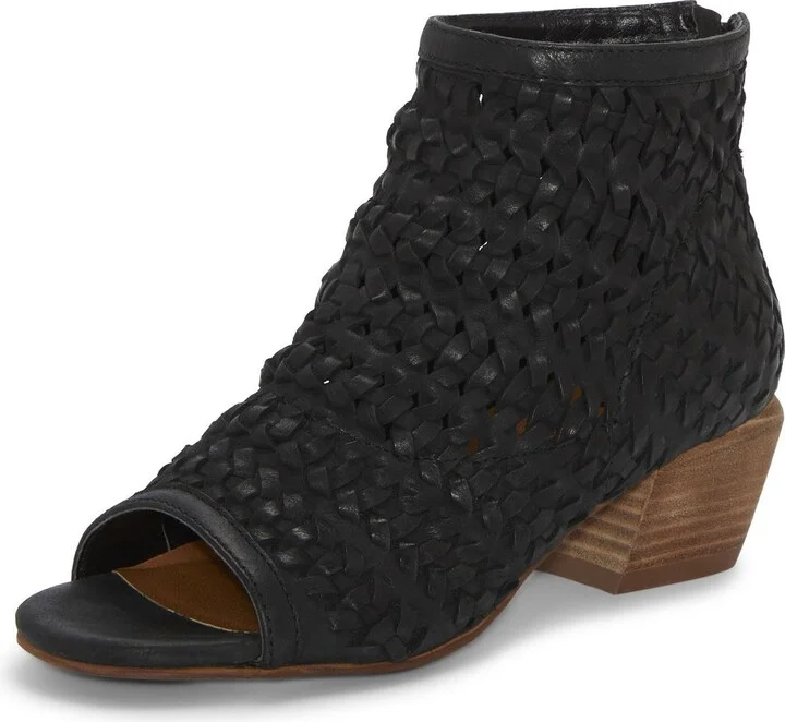 MOFIRA Womens Peep Toe Block Heel Booties