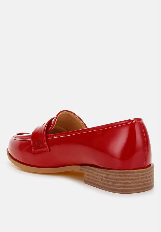 Mogul Penny Strap Detail Loafers - Image 7