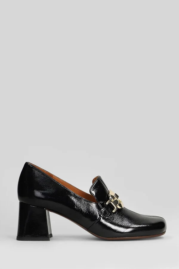 Moil Pumps In Black Leather