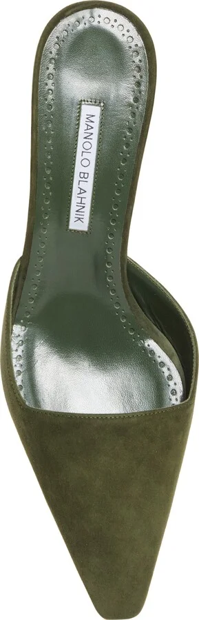 Moiramu Pointed Toe Kitten Heel Mule - Image 5