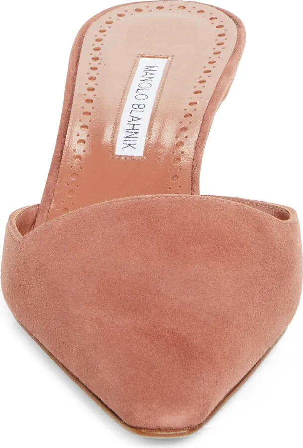Moiramu Pointed Toe Kitten Heel Mule - Image 4