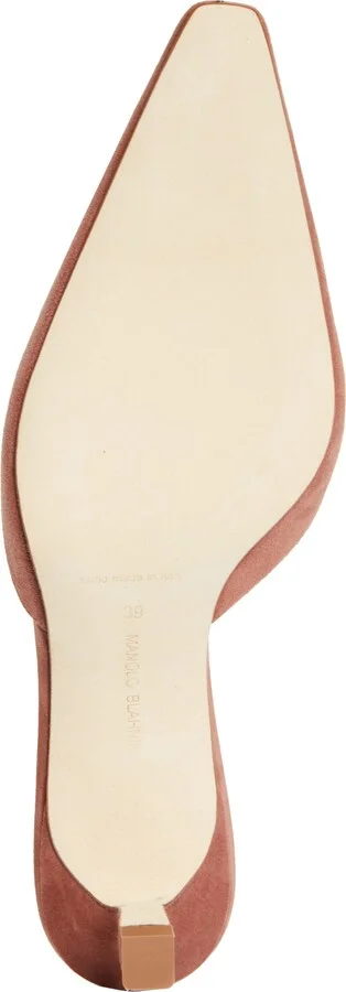 Moiramu Pointed Toe Kitten Heel Mule - Image 6