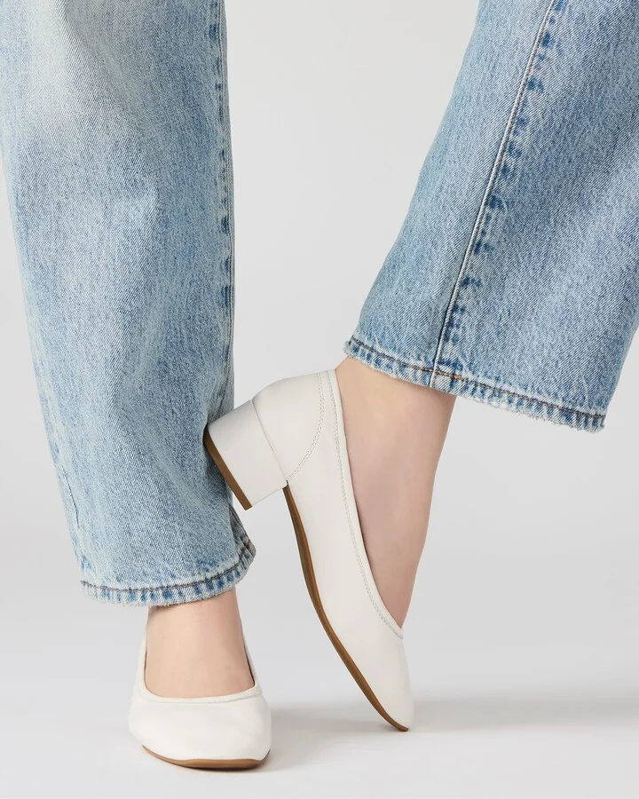Mollie White Leather - Image 2