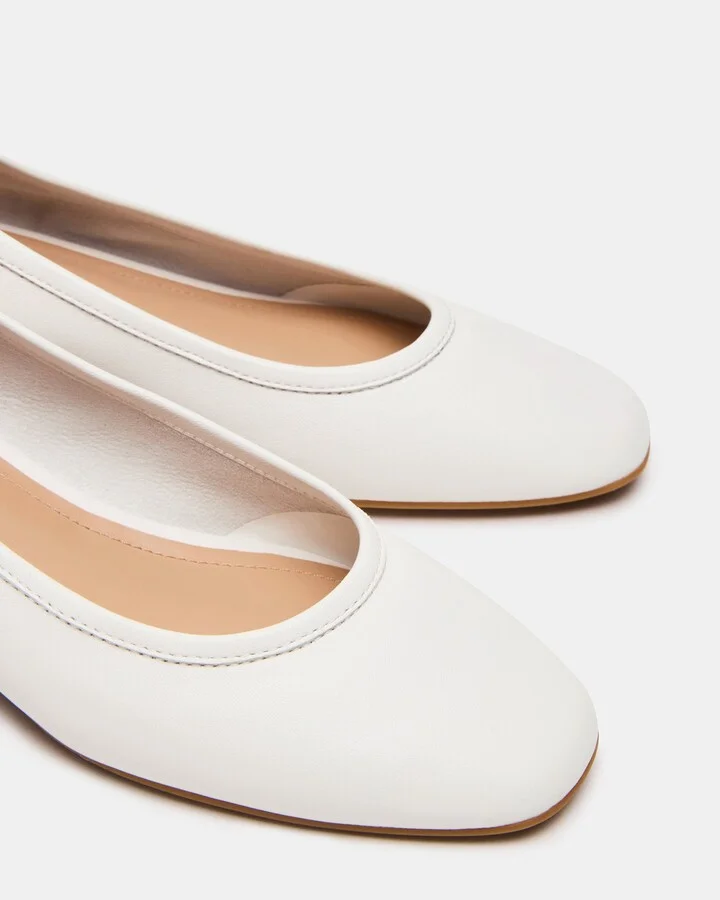 Mollie White Leather - Image 4