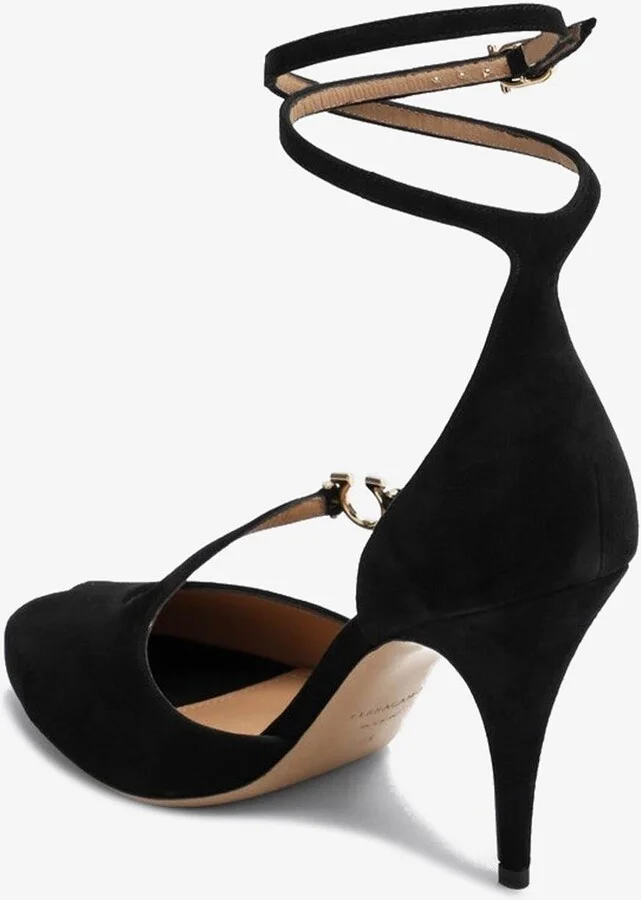 Molly 95 Gancini Suede Pumps - Image 2