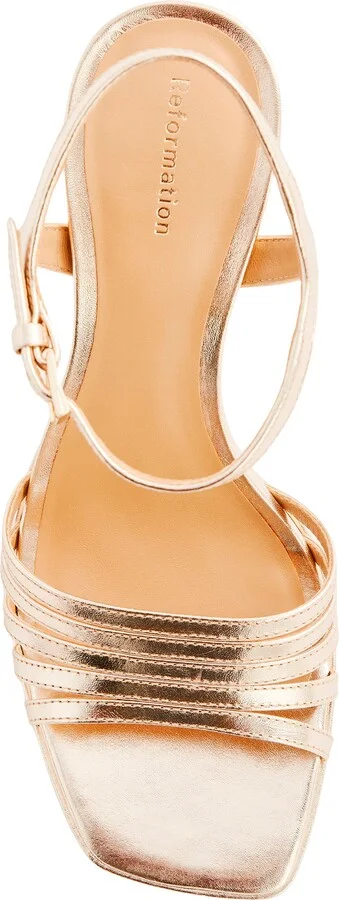 Molly Metallic Platform Sandal - Image 2