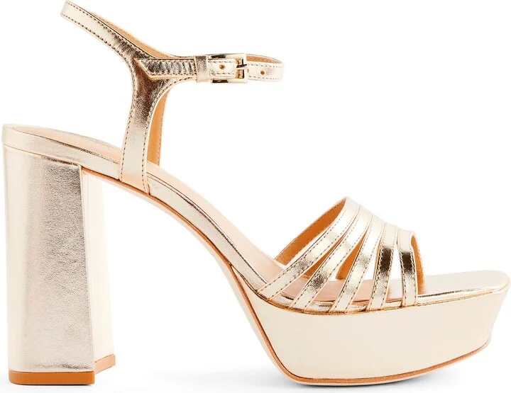 Molly Metallic Platform Sandal