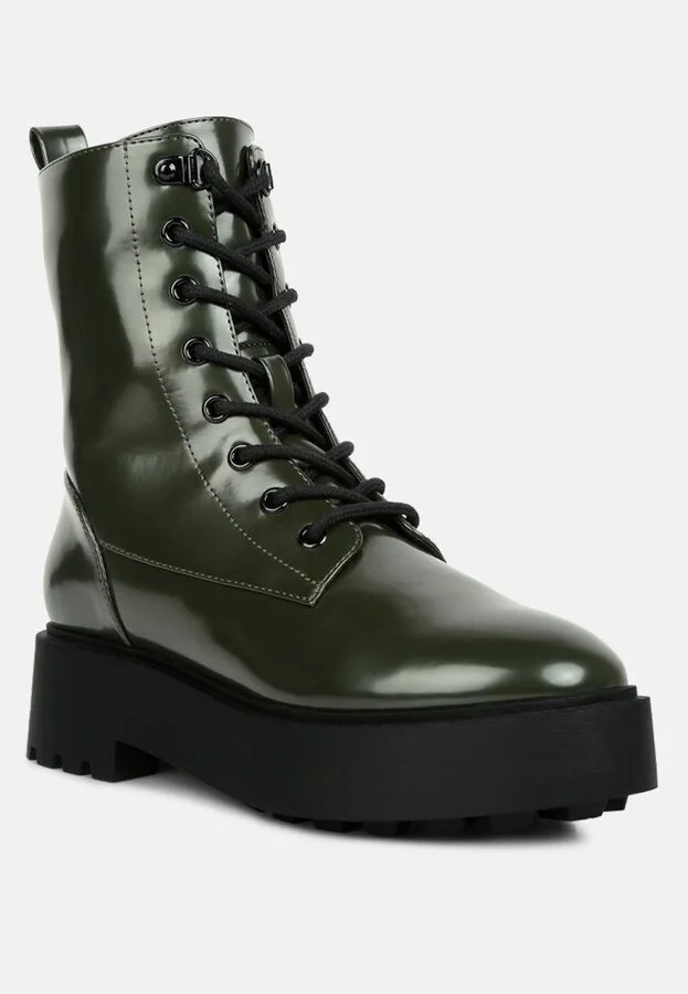 Molsh Faux Leather Ankle Biker Boots - Image 6