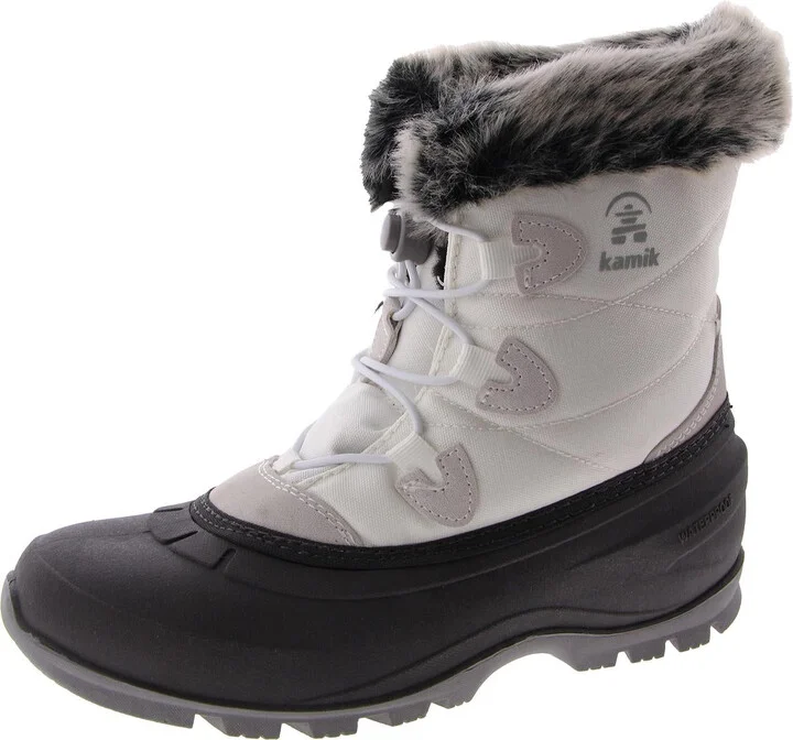 Momentum 3 Womens Quilted Faux Fur Winter & Snow Boots