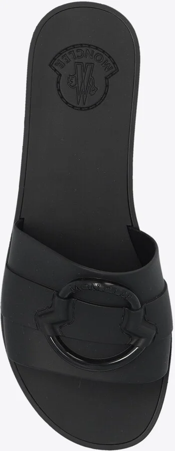 Mon Logo Embossed Flat Sandals - Image 3