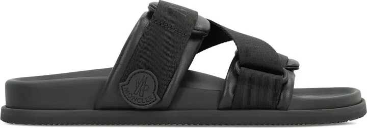 Mon Summer double-strap leather sandals