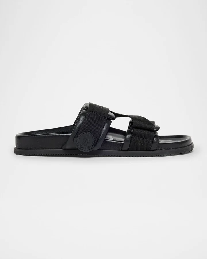 Mon Summer Leather Crisscross Sandals