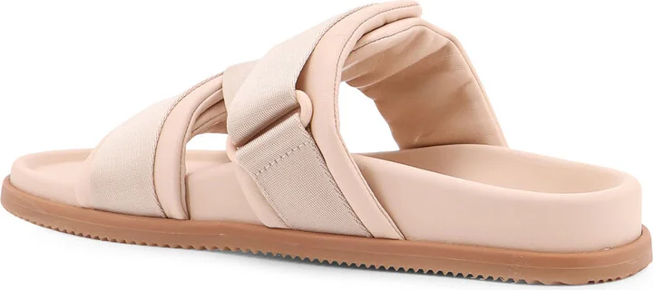 Mon Summer Leather Sandals With Nylon Details - Image 3
