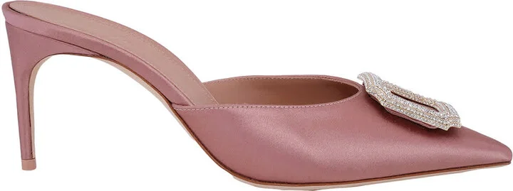 Mona 70 Satin Mules