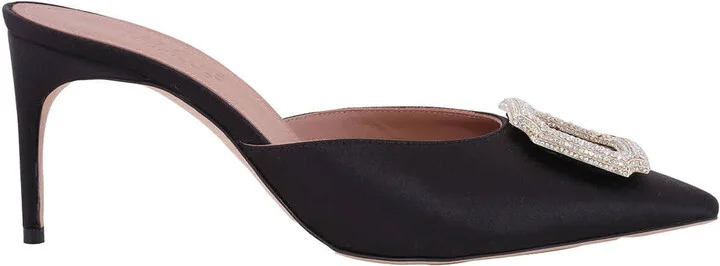 Mona 70 Satin Mules