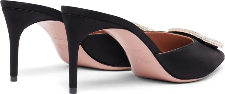 Mona 70mm satin mules - Image 3