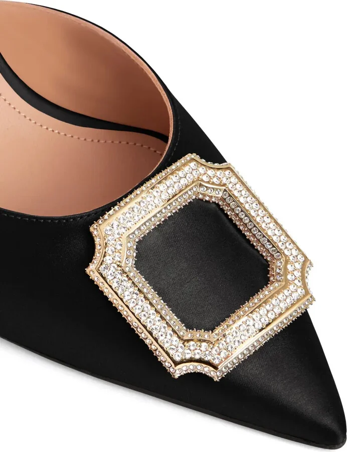 Mona 70mm satin mules - Image 4