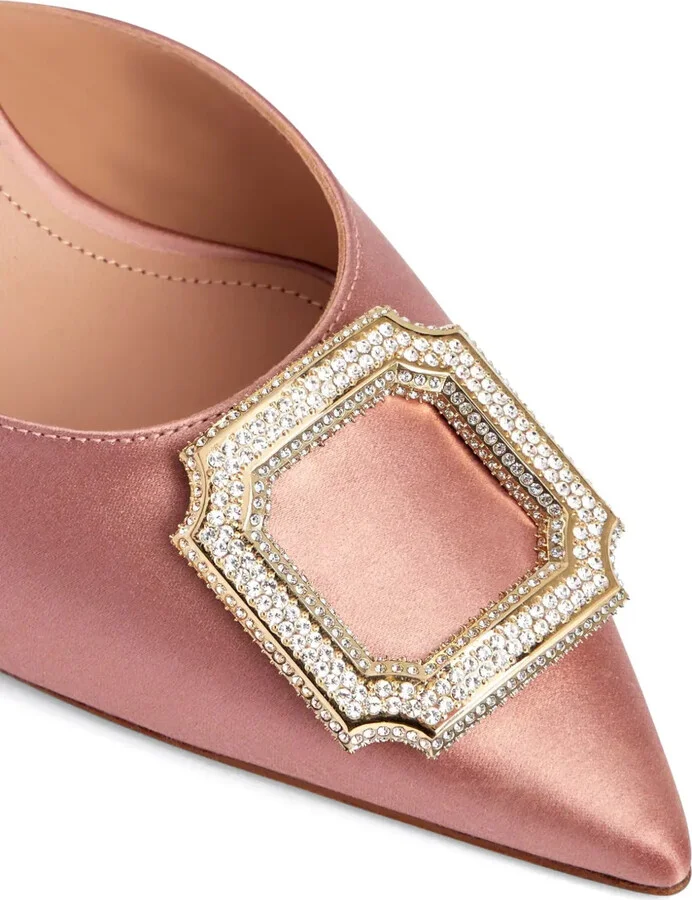 Mona 70mm satin mules - Image 4