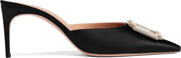 Mona 70mm satin mules