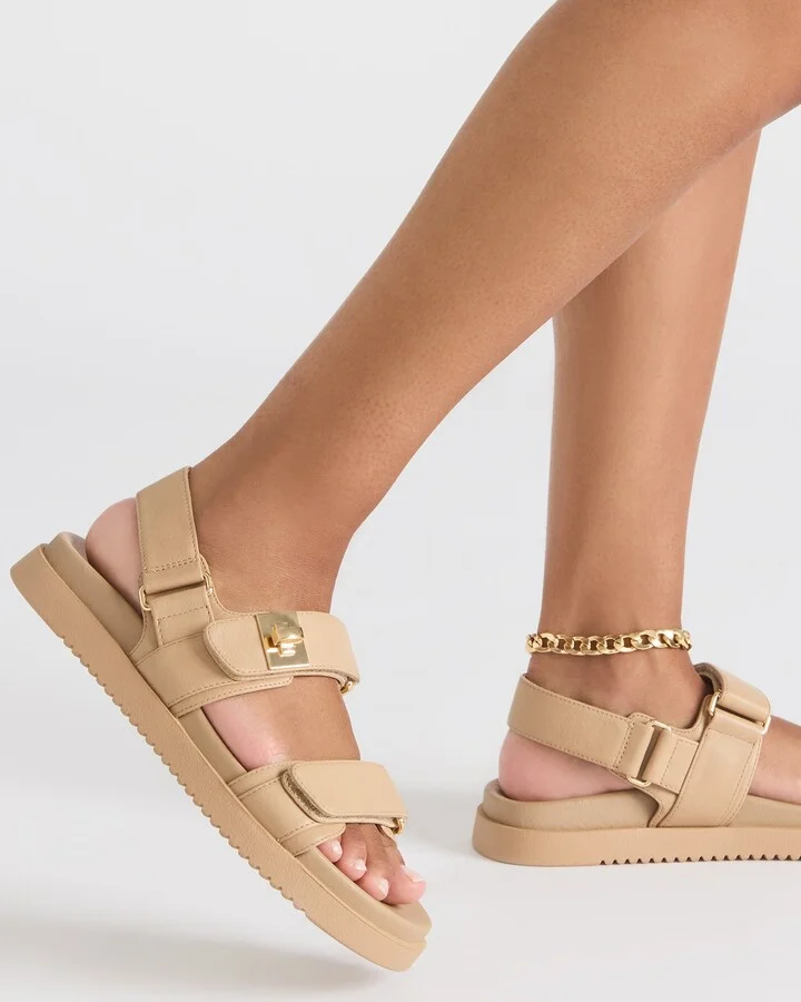 Mona Beige Leather - Image 2