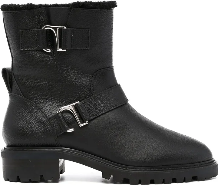 Mona faux-shearling lined boots