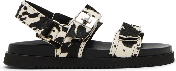 Mona Genuine Calf Hair Sandal - Image 3
