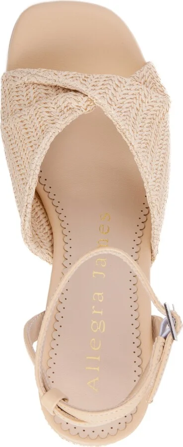Mona Raffia Wedge Sandal - Image 4