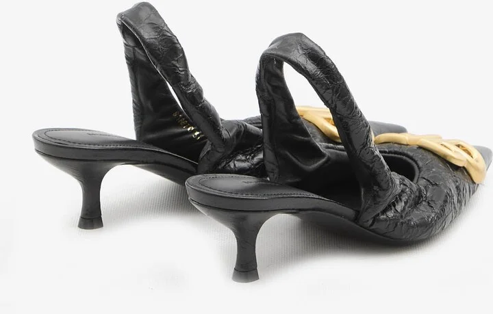 Monaco 50 Leather Slingback Pumps - Image 2