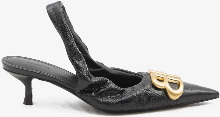 Monaco 50 Leather Slingback Pumps