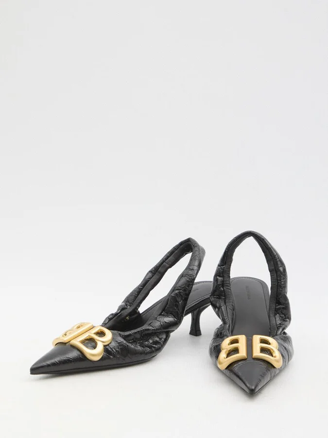 Monaco 50Mm Slingback Pumps - Image 5